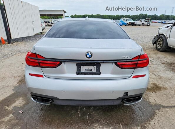 WBA7E2C50KB454272 2019 BMW 7 SERIES Silver Հետևի տեսք