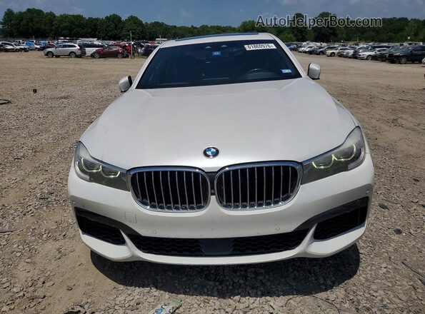 WBA7E2C51GG547599 2016 BMW 7 SERIES White Vista trasera