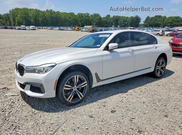 WBA7E2C51GG547599 2016 BMW 7 SERIES White Trasero izquierdo