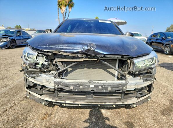 WBA7E2C51JG741976 2018 BMW 7 SERIES Blue Դիմացի տեսք