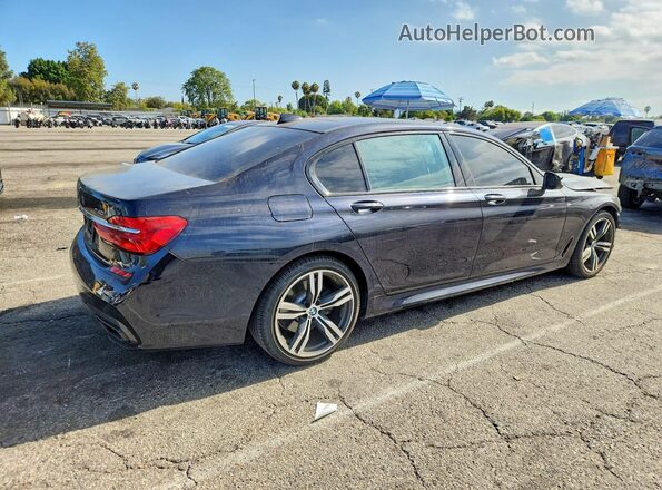 WBA7E2C51JG741976 2018 BMW 7 SERIES Blue Հետևի աջ