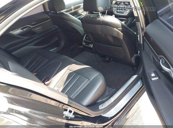 WBA7E2C52KB218139 2019 BMW 7 SERIES Black Vista de la etiqueta del VIN