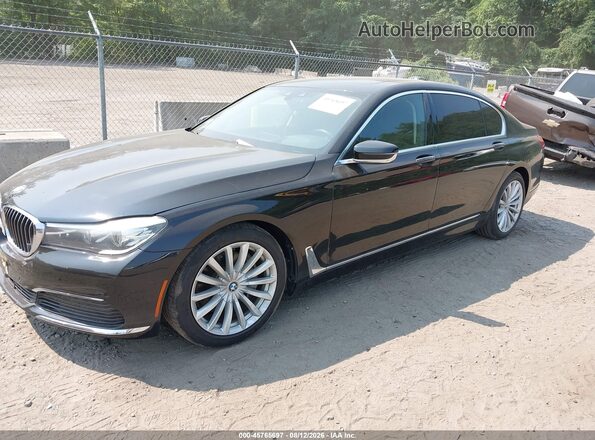 WBA7E2C52KB218139 2019 BMW 7 SERIES Black Vista tres cuartos delantera izquierda