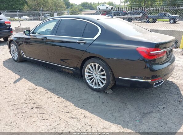 WBA7E2C52KB218139 2019 BMW 7 SERIES Black Trasero izquierdo