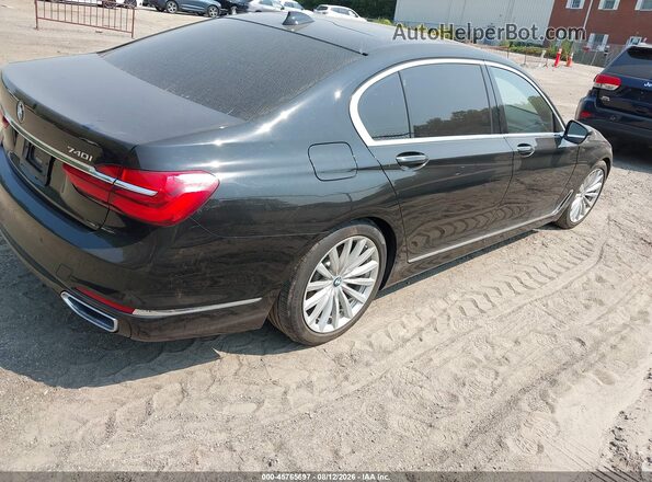 WBA7E2C52KB218139 2019 BMW 7 SERIES Black Trasero derecho