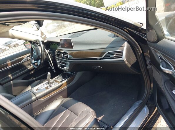 WBA7E2C52KB218139 2019 BMW 7 SERIES Black Vista interior delantera