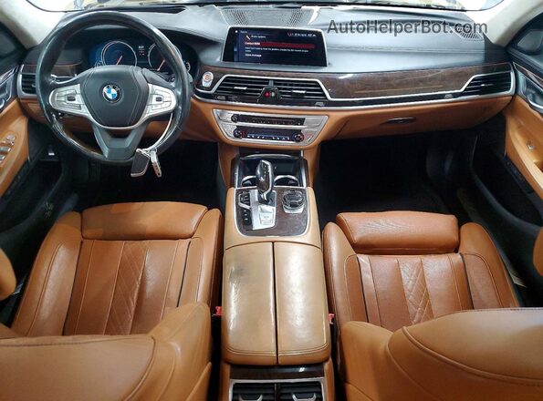 WBA7E2C53JG743146 2018 BMW 7 SERIES Белый Вид панели приборов