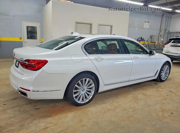 WBA7E2C53JG743146 2018 BMW 7 SERIES Белый Задняя правая четверть