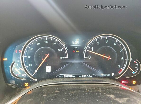 WBA7E2C53JG743146 2018 BMW 7 SERIES Белый Вид щитка приборов
