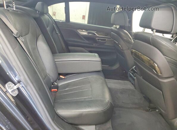 WBA7E2C53KB217310 2019 BMW 7 SERIES Black Հետևի նստատեղերի տեսք