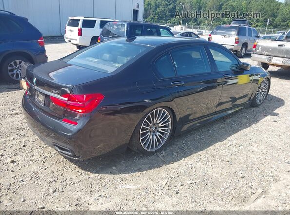 WBA7E2C54HG739746 2017 BMW 7 SERIES Black Задня права чверть