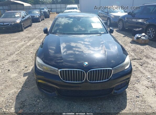 WBA7E2C54HG739746 2017 BMW 7 SERIES Black Вид панелі приладів