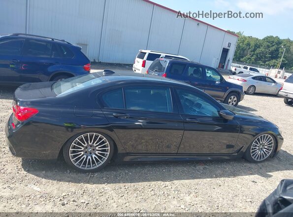 WBA7E2C54HG739746 2017 BMW 7 SERIES Black Вид щитка приладів