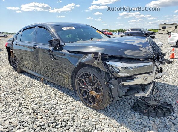 WBA7E2C55KB454770 2019 BMW 7 SERIES Черный Передняя правая четверть