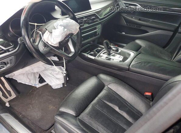 WBA7E2C55KB454770 2019 BMW 7 SERIES Черный Вид панели приборов