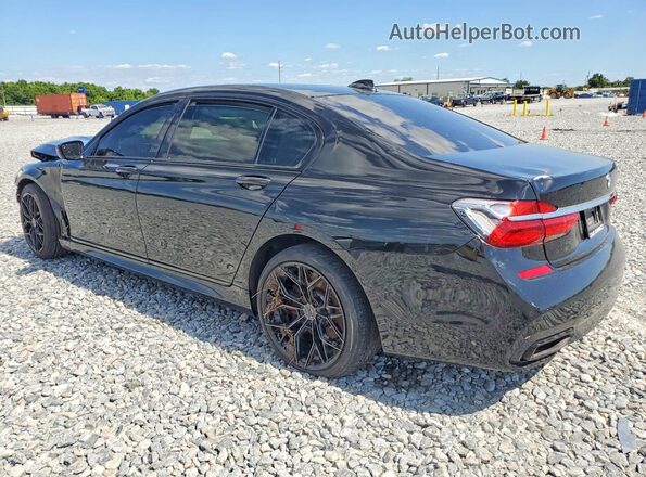 WBA7E2C55KB454770 2019 BMW 7 SERIES Черный Задняя левая четверть