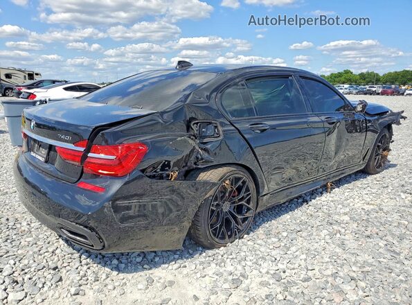 WBA7E2C55KB454770 2019 BMW 7 SERIES Черный Задняя правая четверть