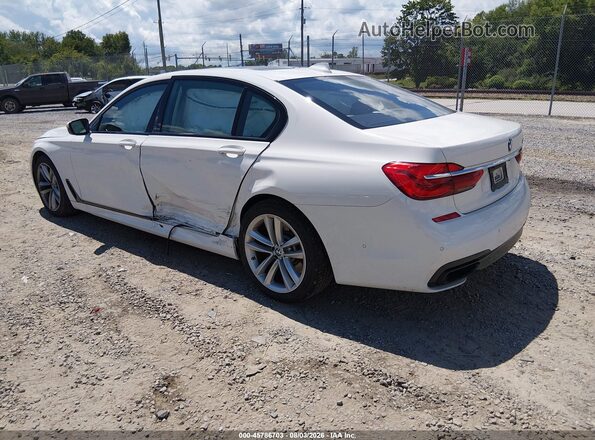 WBA7E2C56KB454454 2019 BMW 7 SERIES White Հետևի ձախ