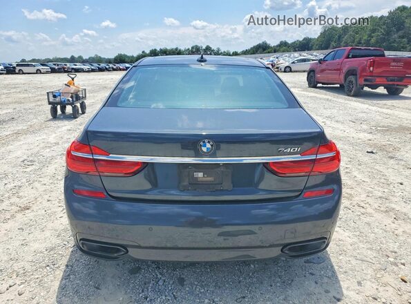 WBA7E2C57GG547414 2016 BMW 7 SERIES Black უკანა ხედი