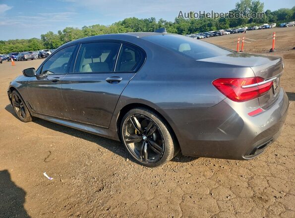 WBA7E2C58HG740107 2017 BMW 7 SERIES Gray Rear left