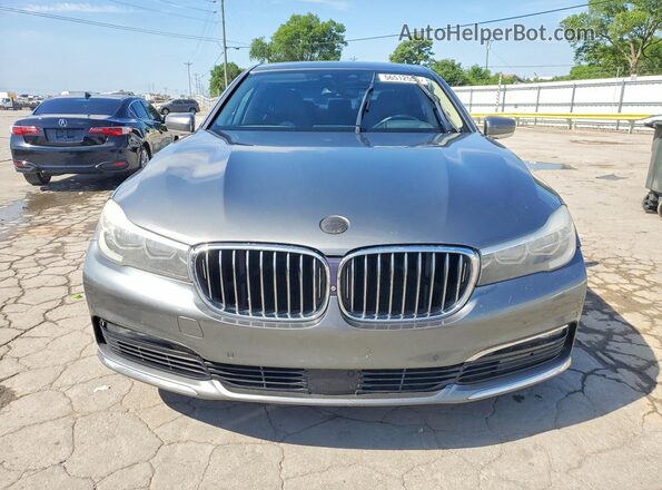 WBA7E2C5XGG504685 2016 BMW 7 SERIES Gray Դիմացի տեսք