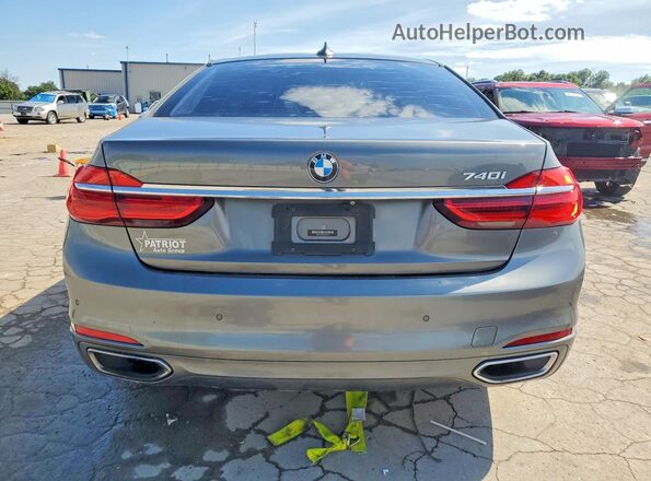 WBA7E2C5XGG504685 2016 BMW 7 SERIES Gray Հետևի տեսք