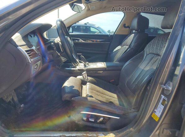 WBA7E2C5XGG504685 2016 BMW 7 SERIES Gray Սալոնի դիմացի տեսք