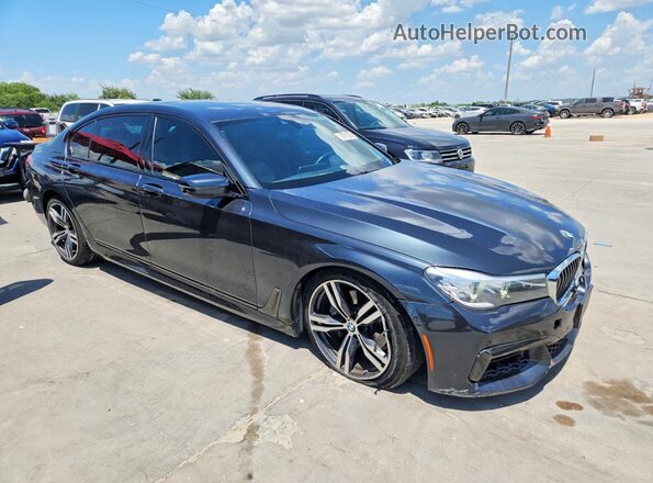 WBA7E4C50HGU99459 2017 BMW 7 SERIES Charcoal წინა მარჯვენა