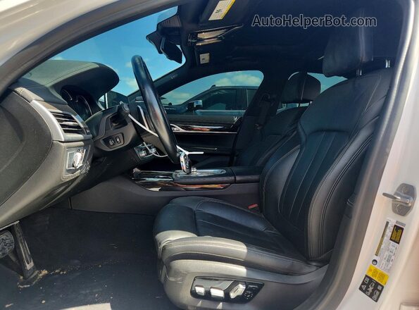 WBA7E4C50KGV28224 2019 BMW 7 SERIES White Front interior view