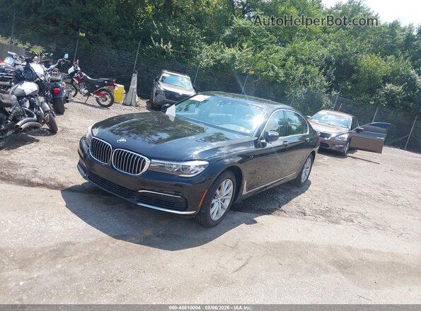 WBA7E4C56KGV28373 2019 BMW 7 SERIES Black Передня ліва чверть