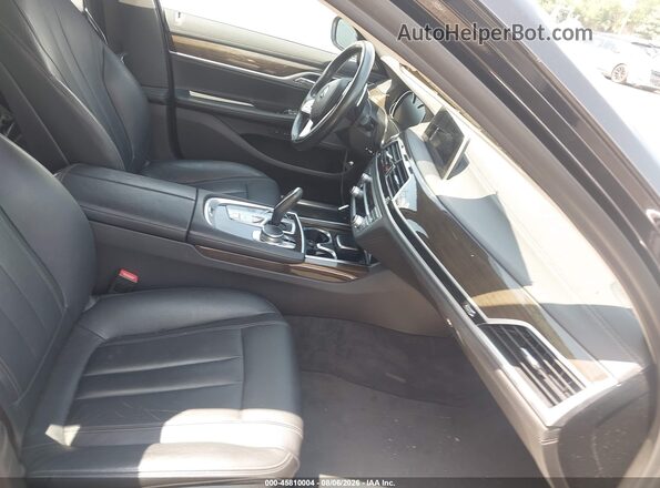 WBA7E4C56KGV28373 2019 BMW 7 SERIES Black Вид салону спереду