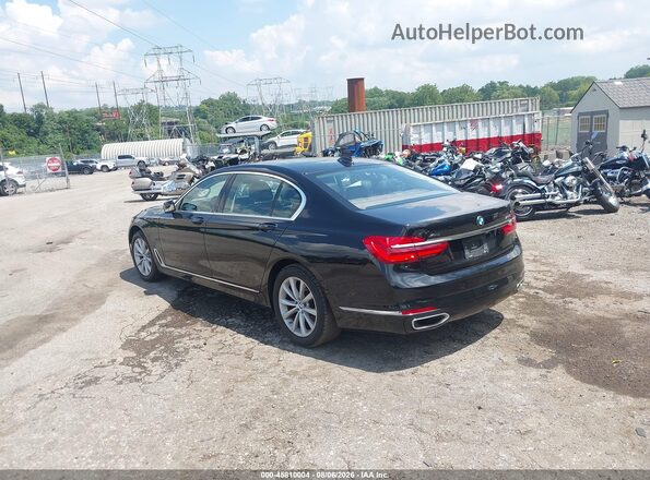 WBA7E4C56KGV28373 2019 BMW 7 SERIES Black Задня ліва чверть