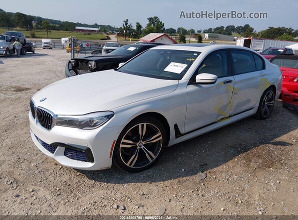 WBA7E4C57HGU99345 2017 BMW 7 SERIES White Przód lewy