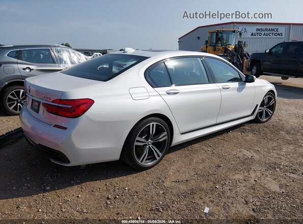 WBA7E4C57HGU99345 2017 BMW 7 SERIES White Tył prawy