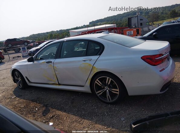 WBA7E4C57HGU99345 2017 BMW 7 SERIES White Widok wnętrza 360 stopni
