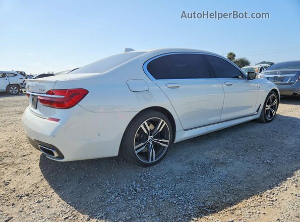 WBA7F0C50HGM20944 2017 BMW 7 SERIES White უკანა მარჯვენა