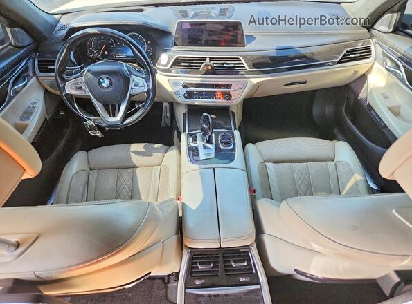 WBA7F0C50HGM20944 2017 BMW 7 SERIES White წინა პანელის ხედი