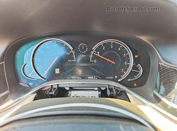 WBA7F0C50HGM20944 2017 BMW 7 SERIES White ხელსაწყოთა პანელის ხედი