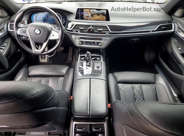 WBA7F0C51KGM24895 2019 BMW 7 SERIES Black წინა პანელის ხედი