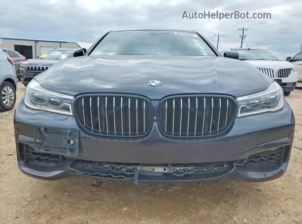 WBA7F0C51KGM24895 2019 BMW 7 SERIES Black წინა ხედი