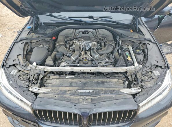 WBA7F0C51KGM24895 2019 BMW 7 SERIES Black უკანა სალონის ხედი