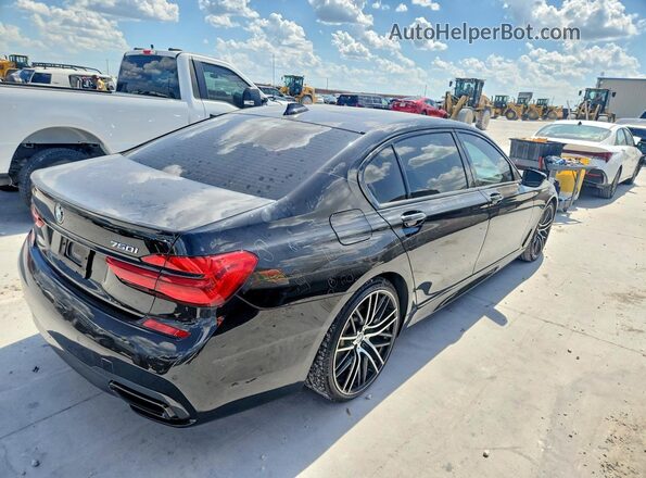 WBA7F0C56JGM23563 2018 BMW 7 SERIES Black Задня права чверть