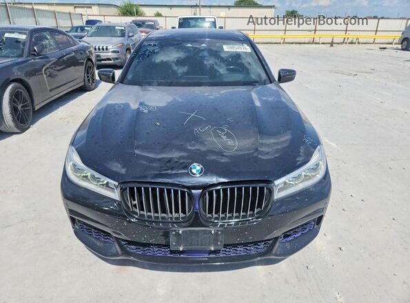 WBA7F0C56JGM23563 2018 BMW 7 SERIES Black Вид спереду