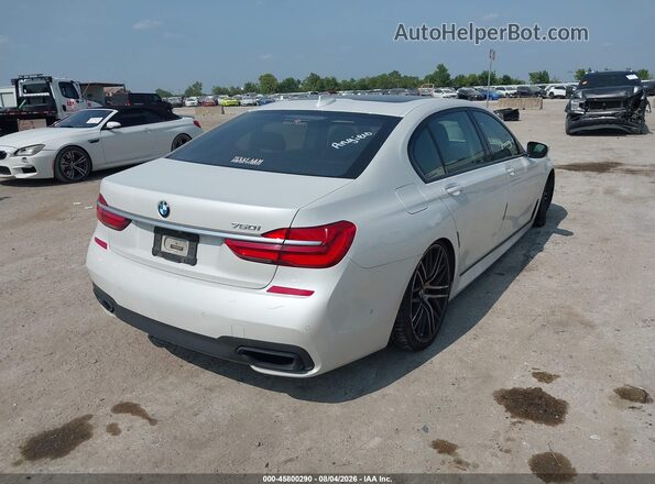 WBA7F0C57JGM23328 2018 BMW 7 SERIES Белый Задняя правая четверть