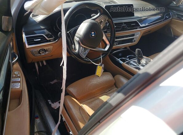 WBA7F0C59GGL99171 2016 BMW 7 SERIES White Вид панелі приладів