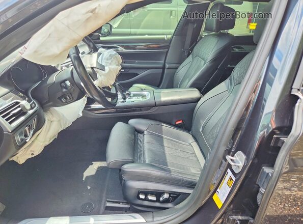 WBA7F0C59JGM22648 2018 BMW 7 SERIES Blue Vista interior delantera