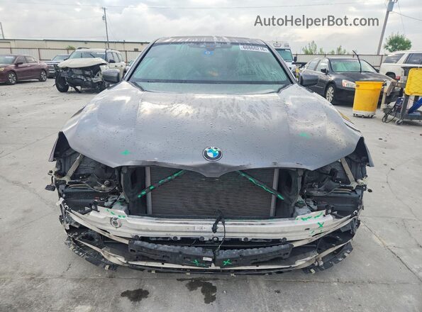 WBA7F0C59JGM23072 2018 BMW 7 SERIES Gray Դիմացի տեսք