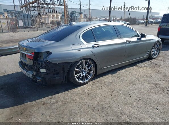WBA7F0C5XGGL99700 2016 BMW 7 SERIES Gray Задня права чверть