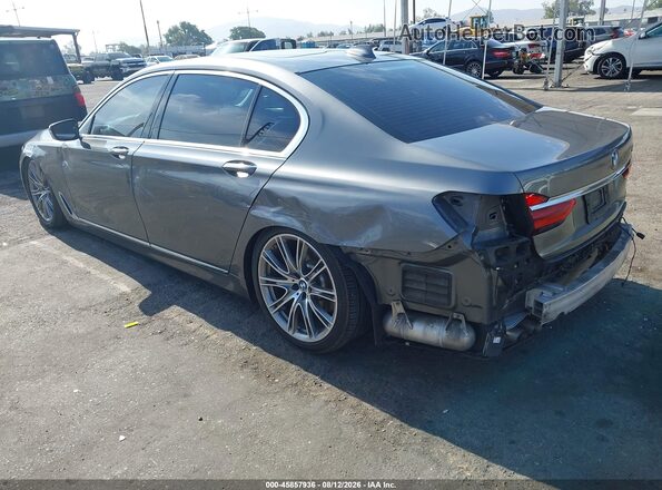 WBA7F0C5XGGL99700 2016 BMW 7 SERIES Gray Задня ліва чверть