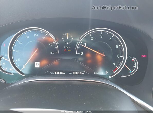 WBA7F0C5XGGL99700 2016 BMW 7 SERIES Gray Вид задніх сидінь